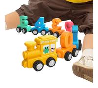 Dinchaakuarry Ensemble de train à numéros magnétiques, ensemble de train magnétique,Jouets d'apprentissage de train numéro pour enfants - Garçons et filles âgés de 1 à 6 ans activités de maternelle