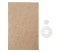 DINCHAAKUARRY NON SLIP RULER GRIPS Quilting - Clear Silicone Grip Anneaux, Adhésif Sticking Stickers | 30pcs Anneaux Non Glissants Pour Les Dirigeants De Couture, Coupe De Tissu, Accessoires De Courte