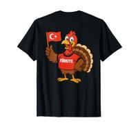 Dinde fraîche avec Drapeau Turc T-Shirt