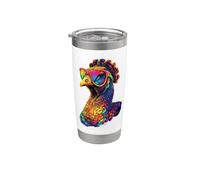Dinde Poulet Oiseau Dindons Faisan Dinde Gobelet isotherme en acier inoxydable double paroi