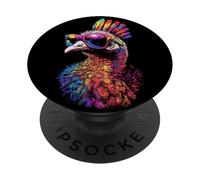Dinde Poulet Oiseau Dindons Faisan Dinde PopSockets PopGrip Adhésif