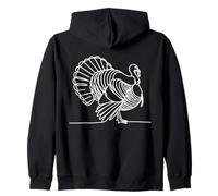 Dindon Linéaire Observateur d'oiseaux Sweat à Capuche