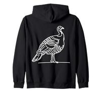 Dindon Linéaire Observateur d'oiseaux Sweat à Capuche
