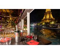 Dîner croisière bistronomique d 1h30 à 18h30 (hors boissons) pour 2 personnes