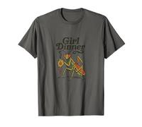 Dîner de Fille en Train de Prier et de mante T-Shirt