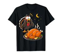 Dîner de Thanksgiving drôle de Dinde Bruh Shocked pour garçons et Filles T-Shirt Graphique avec Valeur