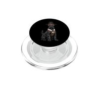 Dîner d'un Jour à la Dinde rétro Scottie Scottie avec Un Terrier écossais PopSockets PopGrip pour MagSafe