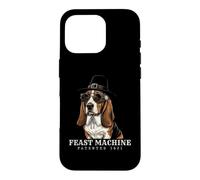 Dîner rétro Vintage à la Dinde Basset Hound, récolte d'automne Coque pour iPhone 16 Pro