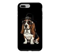 Dîner rétro Vintage à la Dinde Basset Hound, récolte d'automne Coque pour iPhone 7 Plus/8 Plus