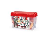 Dînette 70 Pièces Ecoiffier - Multicolore, Tonneau Transparent Avec Couvercle Rouge, Dès 18 Mois
