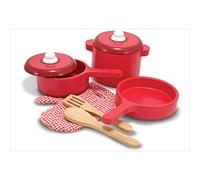 Melissa Doug Wooden Kitchen Accessory Set Impo…
