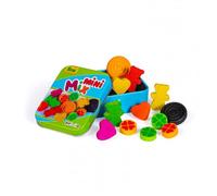 Dinette en bois - ERZI - Boite de bonbons - 12 bonbons en bois - Boite en métal - Pour enfants de 3 à 8 ans