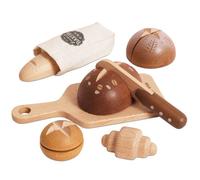 Dinette en bois - LE TOY VAN - TV3001 - Baguette et pains artisanaux - 12 pièces - 3 à 6 ans