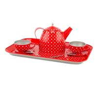 Ulysse – Dinette en métal – Rouge à pois – TU
