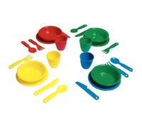 Dînette en plastique 72 pièces 12 couverts