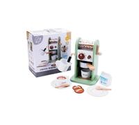 Dinette : Machine à café en bois - Dorjee - D3004 - jeu d'imitation cuisine en bois
