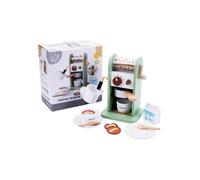 Dorjee - Machine à café en bois avec moulin à café - comprend des accessoires - à partir de 3 ans.