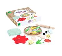 Dinette pour Atelier pizza della Mamma - VILAC - Marron - 40 ingrédients - Bois - 28 x 18 x 4 cm