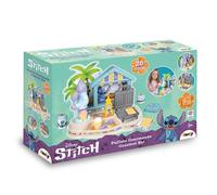 Smoby - Stitch - Paillote Gourmande - Beach Bar - Glaces Magiques et Gaufrier - 12 Accessoires Inclus - A Partir de 3 Ans - Fabrication Française
