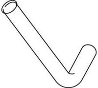 DINEX Tuyau d'échappement Ligne d'échappement 47545 centre pour MAN TGS I TGX I