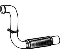 DINEX Tuyau d'échappement Ligne d'échappement 54274 avant 1010mm 350mm 165mm