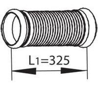 DINEX Tuyau d'échappement Ligne d'échappement 82194 avant pour VOLVO FH 330mm