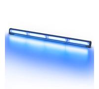 Dinfu 40W Gyrophare LED bleu Feux d'avertissement 60cm Lumière Stroboscopique 14 modèles différents Avec chargeur allume-cigare de 3 m pour Véhicule Camion Toit Supérieur