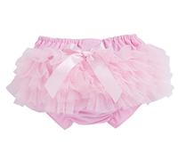 Ding-dong Bébé Enfant Fille Eté Dentelle Culotte Bloomer Couvre-Couche（Style 2 Rose,6-12Mois）