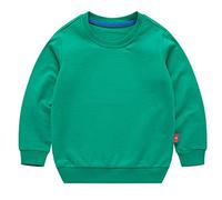 Ding-dong Bébé Enfant Garçon Fille Sweat-Shirt Pull（Vert,6Ans）