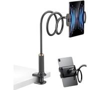 Ding Yongliang Support de Tablette à col de Cygne - Support de téléphone Portable pour Table,Support Tablette Réglable - Support pour iPad iPhone Series/Tablettes/Mediapad/Kindle et Plus- Noir