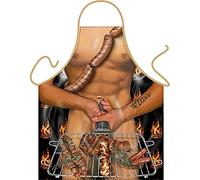 Ding Yongliang Tablier de cuisine homme, Tablier de cuisine amusant et sexy pour homme, idéal pour la pâtisserie, la poterie et les grillades -B