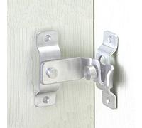 dingchi Acier inoxydable 90 degrés droit Angle lock serrure porte sécurité Pin hasp Latches Outils Hotel Home loquet Boucle coin/crochet verrouillage/boulon, porte coulissante, Matériel