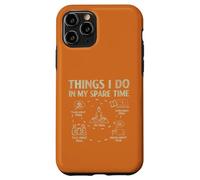 Dinge Die ich in meiner Freizeit Tue Yoga Spruch Meditation Coque pour iPhone 11 Pro