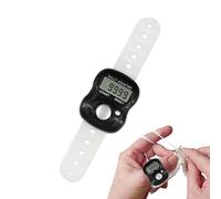 Dingermetre - Compteur numérique manuel de chiffres à main | Compteur rond portable | Compteur Clicker Reafingable pour les rangées Knit People Lap Coaching Golf