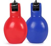 Dingfeiyu 2 Pièces Sifflet à Main, Whistle Arbitre Enfant Entraîneur Sifflet Bruyant pour Sports Basketball Football 12x 6.5cm