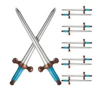 DINGFENG Lot de 10 éPées Gonflables, éPées Jouets de 60 Cm, Sabres de Pirate, Jouets Gonflables, Accessoires de FêTe Pirate pour Enfants, Fête à La Piscine, Anniversaires, Costumes d'halloween