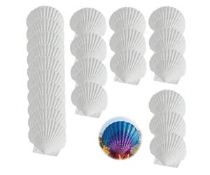 DINGFENG Mariage 25 5 7 Coquillages Saint Jacques Naturels Blancs Cm DIY