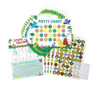 DINGFENG Tableau de Récompense Enfant Dinosaure - 10 Tableaux Routine avec 208 Autocollants Étoiles pour Motivation, Devoirs & Maison - Semainier Enfant 3+