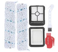 DingGreat 2Pcs Brosse rouleau multi-surfaces + 2Pcs Filtre de remplacement pour Aspirateur Bissell Crosswave Max 2554 2590 2593 2596 Serie