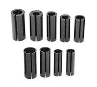 DingGreat 9Pcs Mandrin Collet Adaptateur de Router Bit Haute Précision Collet Adaptateur Mandrin à Pince en Acier CNC pour Fraise Electrique