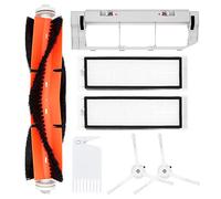 DingGreat Accessoires pour Le Robot aspirateur Xiaomi Mi Roborock S55 S50 S51-1 Brosse Principale, 2 brosses latérales, 2 filtres HEPA,1 Couverture de Brosse Principale, 1 Outils de nettoyages