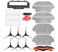 DingGreat Accessoires pour le Robot Aspirateur Xiaomi Mijia STYJ02YM Kit de pièces de rechange avec 1 Brosse principale, 6 Brosse latérale, 3 filtres, 4 chiffons de nettoyage, 2 Outil de nettoyage