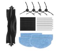 DingGreat Kit d'accessoires pour aspirateur robot Tikom G8000, G8000 Pro & Honiture G20, G20 Pro, 5 brosses à rouleaux haute performance, 5 filtres HEPA, 4 brosses latérales, 4 tampons de nettoyage