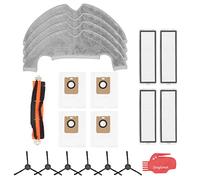 DingGreat Kit d'accessoires pour Dreame Bot Z10 Pro/Dreame L10 Plus Aspirateur Robot - 1 Brosse Principale, 4 Filtre, 6 Brosses Latérales, 4 Sac à Poussière, 4 Serpillère, 1 Brosse de Nettoyage