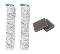 DingGreat Kit d'accessoires pour Leifheit Regulus Aqua PowerVac Aspirateur sans fil, avec 2 Rouleau Microfibre, 2 Filtre éponge et 1 Brosse de Nettoyage