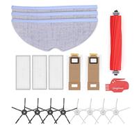 DingGreat Kit d'accessoires pour Roborock S7 S7 Plus T7 T7S T7Plus T7SPlus Robot Aspirateur - 1Brosses Principales, 3 Filtres, 8 Brosses Latérales, 3 Serpillière, 2 Sacs à poussière