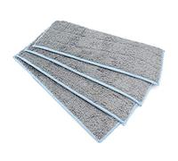 DingGreat Lot de 4 Tampons de nettoyage humides lavables, Chiffon de Nettoyage en Microfibre pour Robot Braava Jet M6