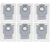 DingGreat Lot de 6 pièces de rechange compatibles avec Roborock Qrevo Master/Roborock P10S Pro, pièces, brosse principale, brosses latérales, sacs de collecte de poussière, filtre HEPA, accessoires de