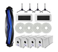 DingGreat Pièces de rechange pour Ecovacs DEEBOT N30 PRO Omni, accessoires de robot aspirateur pour Ecovacs DEEBOT N30 PRO Omni (rouleau à brosse/filtre/essuie-glace latéral/serpillère/serpillère 15