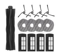 DingGreat Pièces de rechange pour robot aspirateur Eufy X9 Pro, accessoires pour robot aspirateur Eufy Clean X9 Pro (rouleau à brosse, filtre, balai latéral, serpillère, 13 pièces)